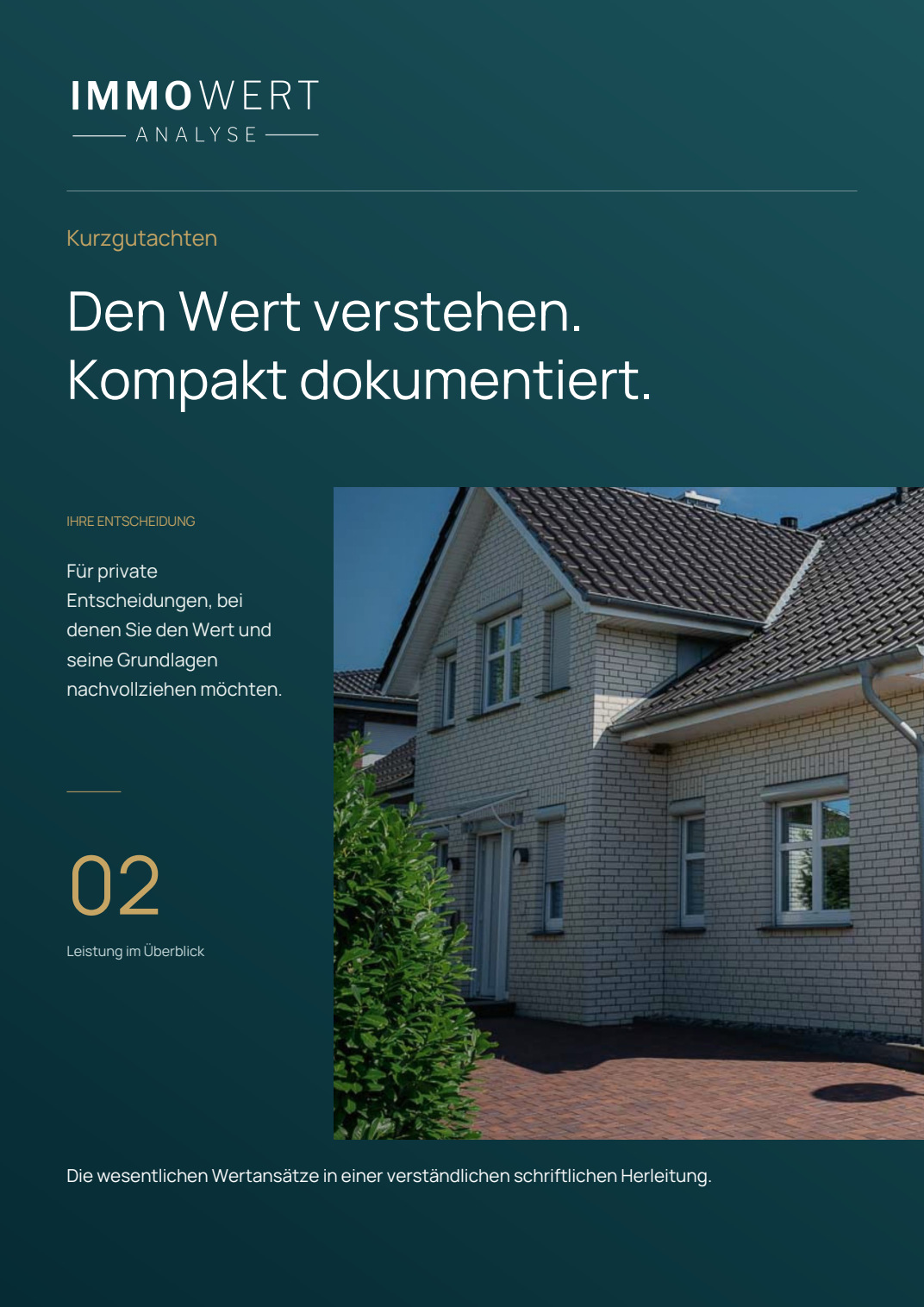 Leistungsbroschüre Kurzgutachten